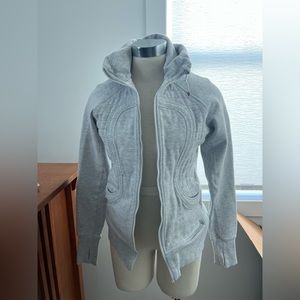 Lululemon gray Skuba zip up